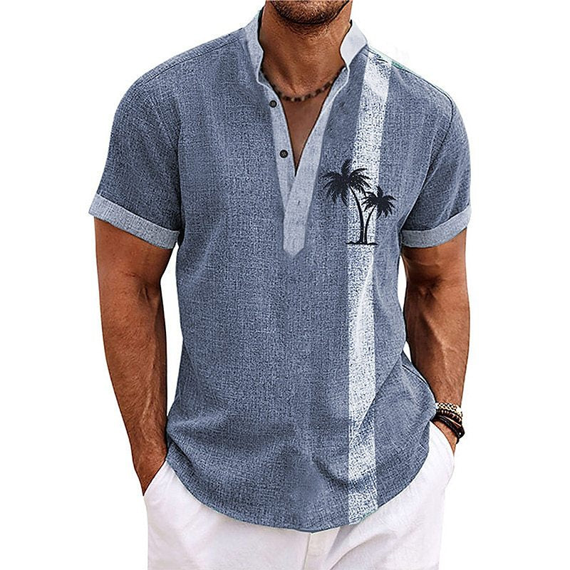 【S-6XL】😎☀️2024 Męska bawełniana koszula w stylu casual, resortowym