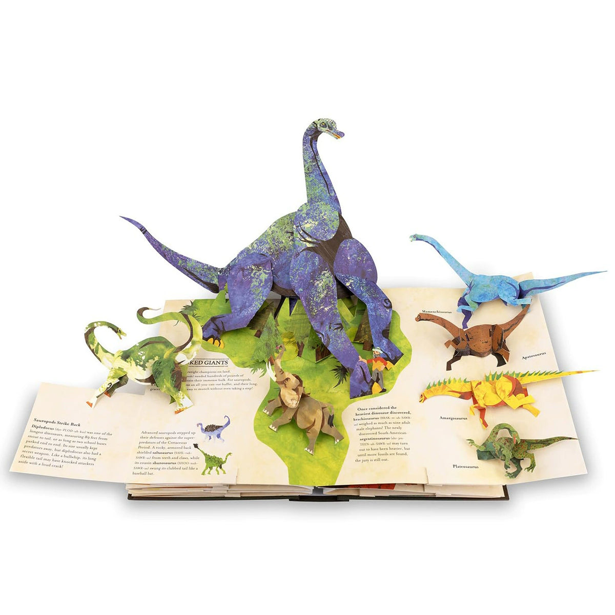 🔥【Compra 1 y llévate 1 gratis】📕 Enciclopedia de dinosaurios prehistóricos en 3D Libro desplegable Enciclopedia de dinosaurios
