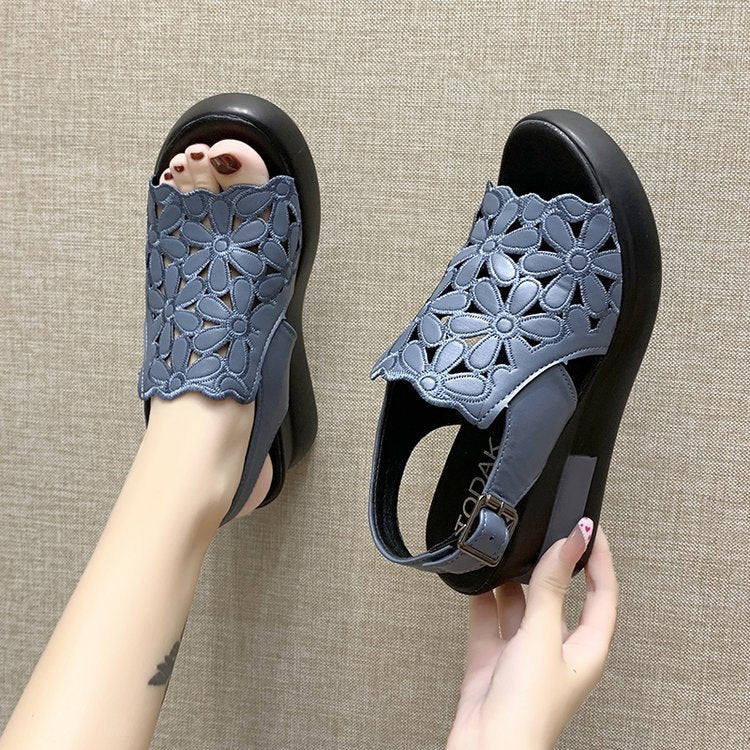 ✨【35-40】👡Sandały na obcasie w stylu retro z miękką podeszwą i miękką podeszwą