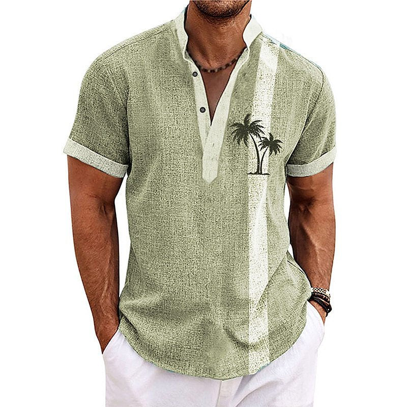 【S-6XL】😎☀️2024 Męska bawełniana koszula w stylu casual, resortowym