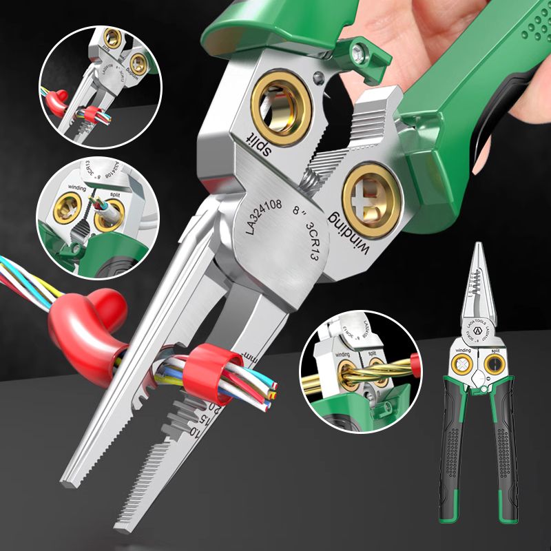 🛠️⚒️ Wielofunkcyjny ściągacz izolacji 7 w 1 ze stali nierdzewnej