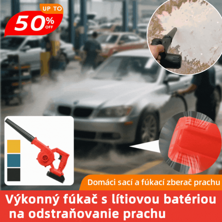 49% zľava 💥⚡Bezdrôtový nabíjateľný fén, vysokovýkonný priemyselný a domáci vysávač s dúchadlom vzduchu