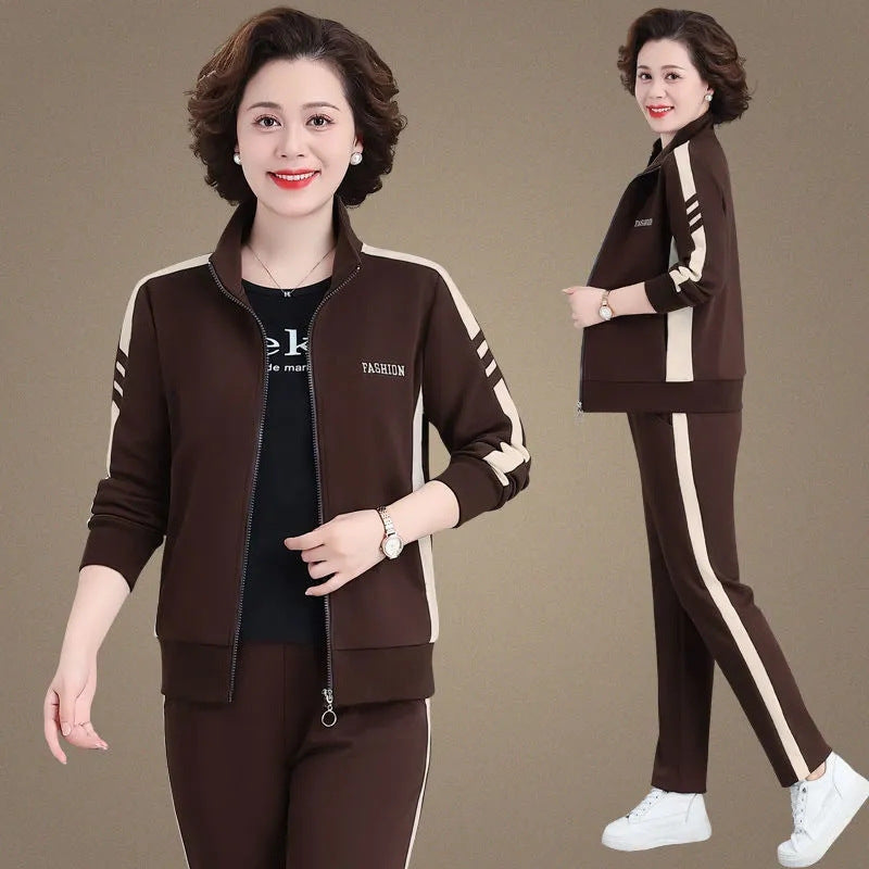 🥼👖【M-5XL】Jesienny nowy modny strój sportowy