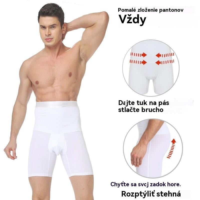 🛒⚡🔥Kúpte 2 a získajte 2 zadarmo🔥Pánske priedušné, elastické nohavice s vysokým pásom a fixáciou brucha