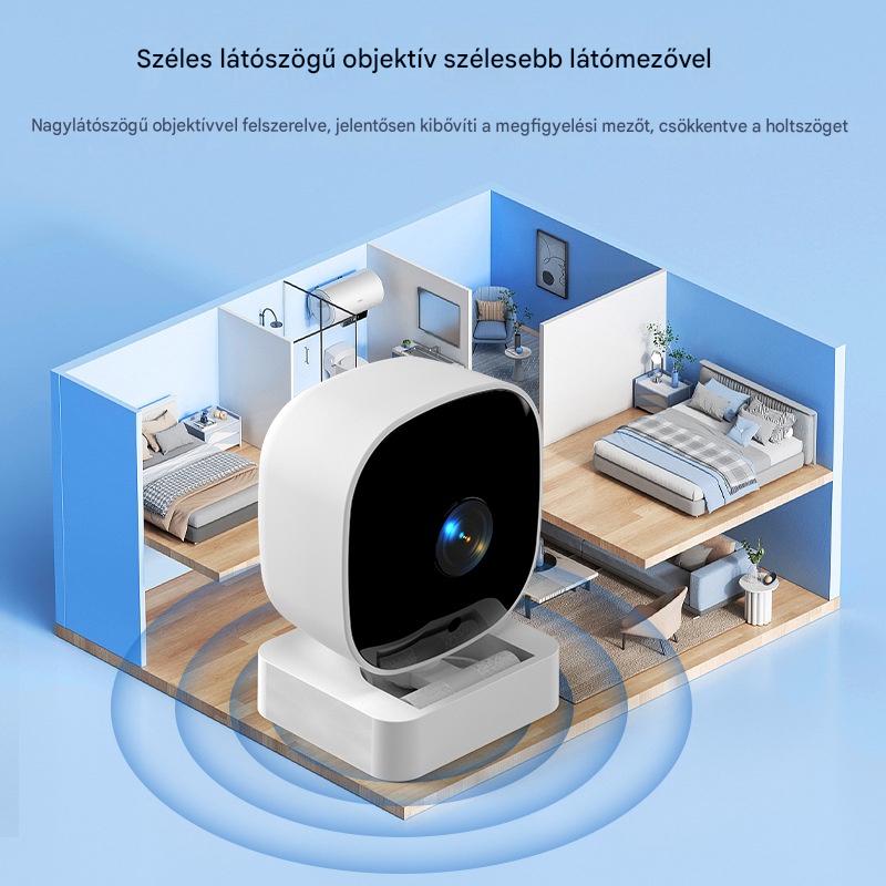 Távoli vezeték nélküli WiFi intelligens otthoni felügyelet infravörös éjjellátó kétirányú kaputelefon nagyfelbontású kamera