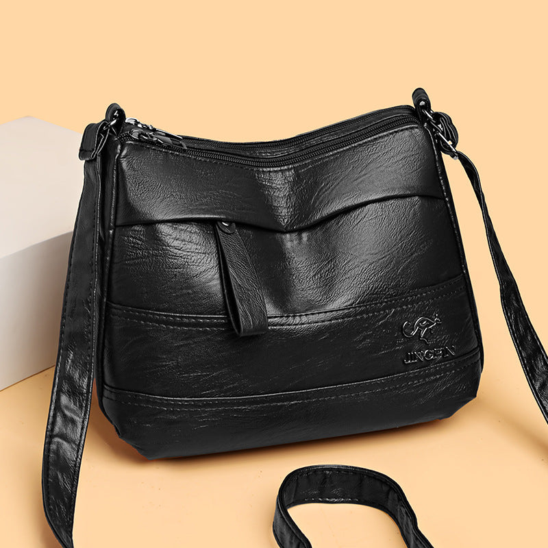 ✨️Limitowana oferta 41% zniżki 👜 Nowa kolekcja – miękka skórzana torba w stylu vintage, pojemna, wielowarstwowa, na ramię, modna i uniwersalna.