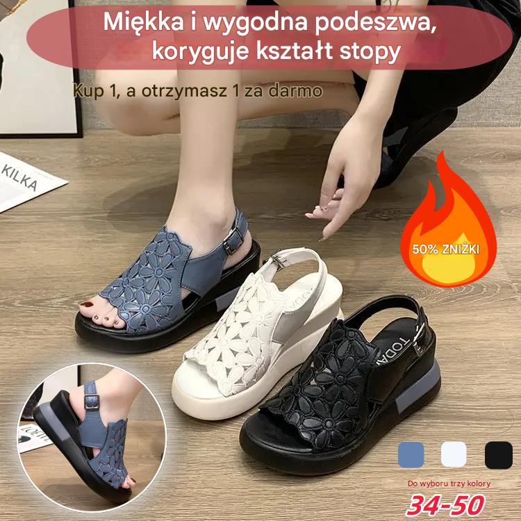 🔥【35-40】Sandały retro z miękką podeszwą i miękką podeszwą