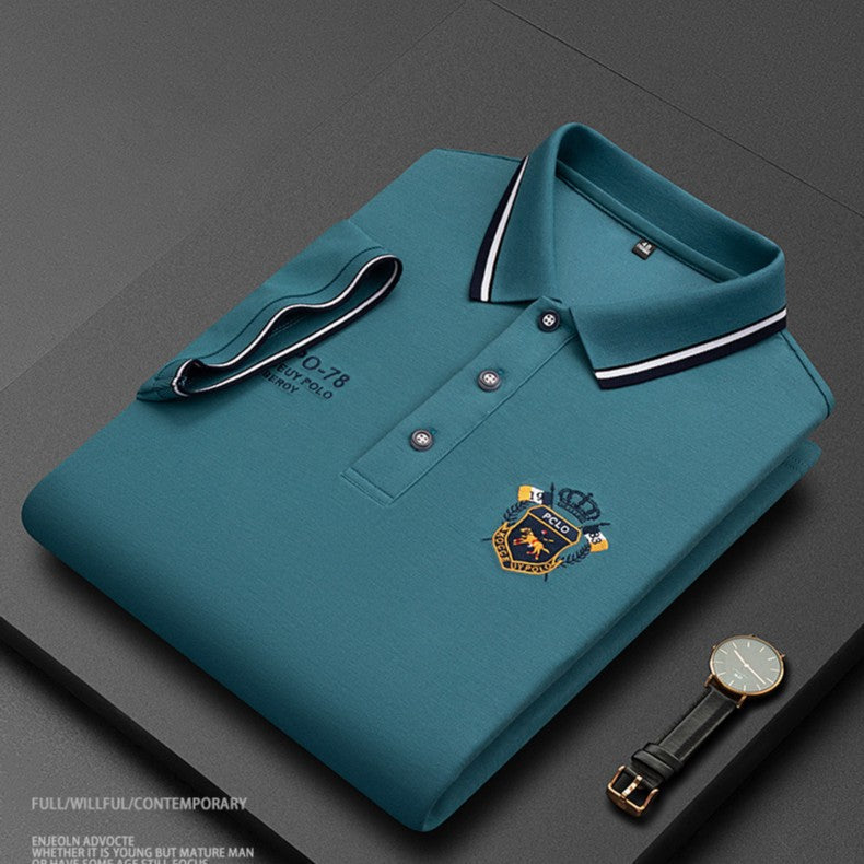 🔥【M-3XL】2024 Nowa męska koszulka polo z klapami