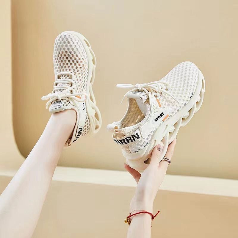 🏆【50% ZNIŻKI】Nowe wiosenne i letnie oddychające buty z siateczki z grubą podeszwą