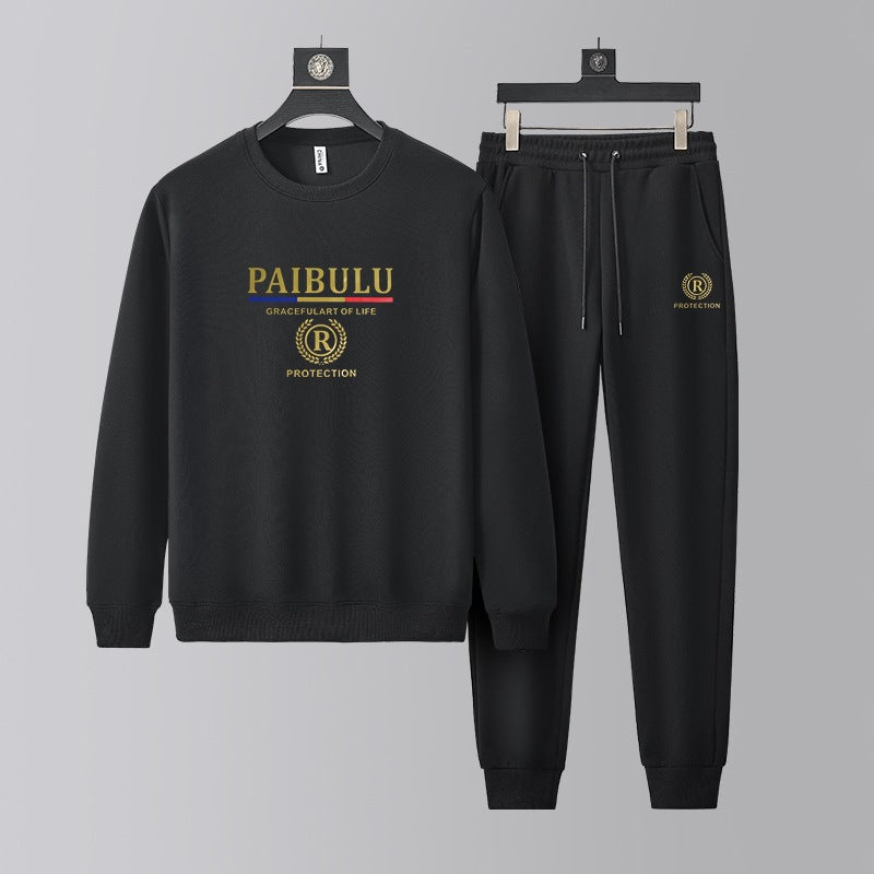 【M-4XL】🔥Męski, codzienny, jesienny garnitur sportowy, nowy👕👖【bluza + spodnie】