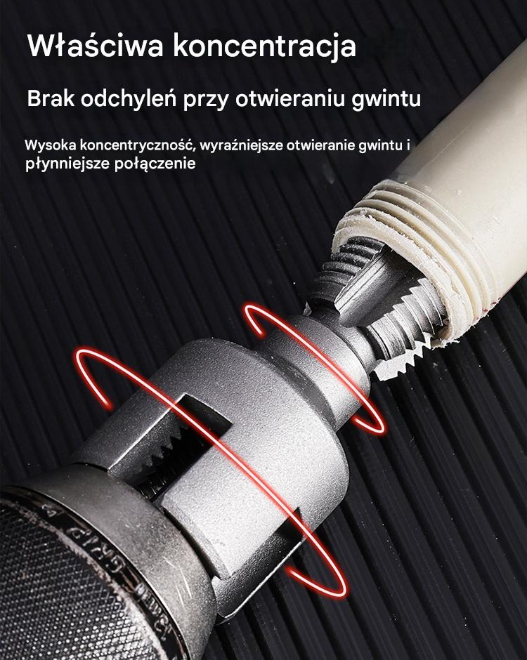 ✔️20 mm + 25 mm🛠️ Nowy typ wiertła ze zintegrowanym otwieraczem gwintów do rur wodnych wewnętrznych i zewnętrznych (dotyczy PPR, PEPVC)