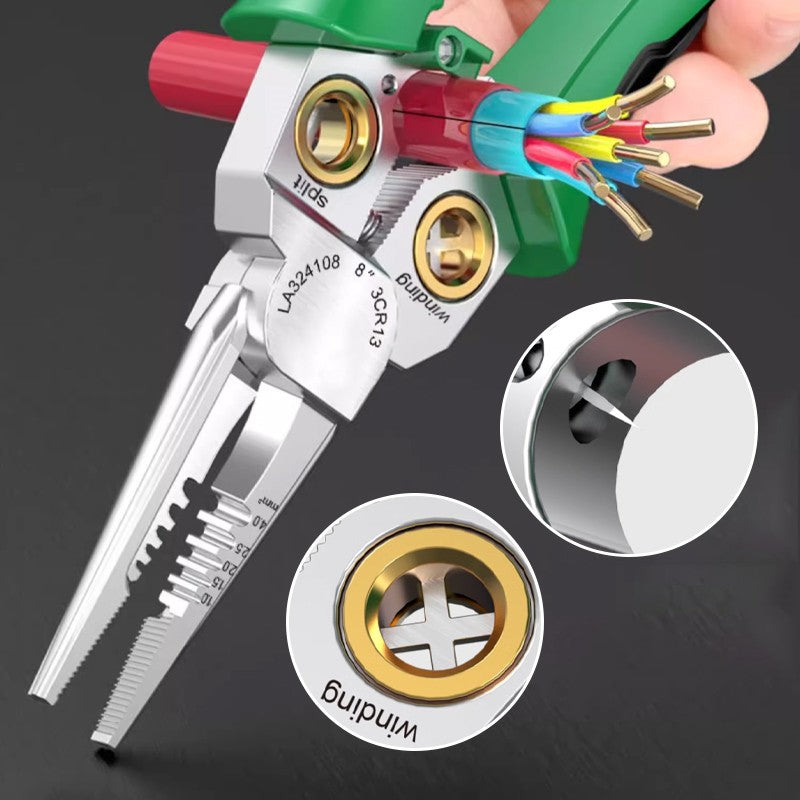 🛠️⚒️ Wielofunkcyjny ściągacz izolacji 7 w 1 ze stali nierdzewnej