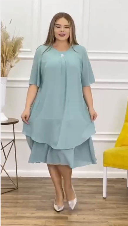 🌷🎁【S-5XL】 ❤️2025 Noi rochii de înaltă calitate din sifon de înaltă calitate