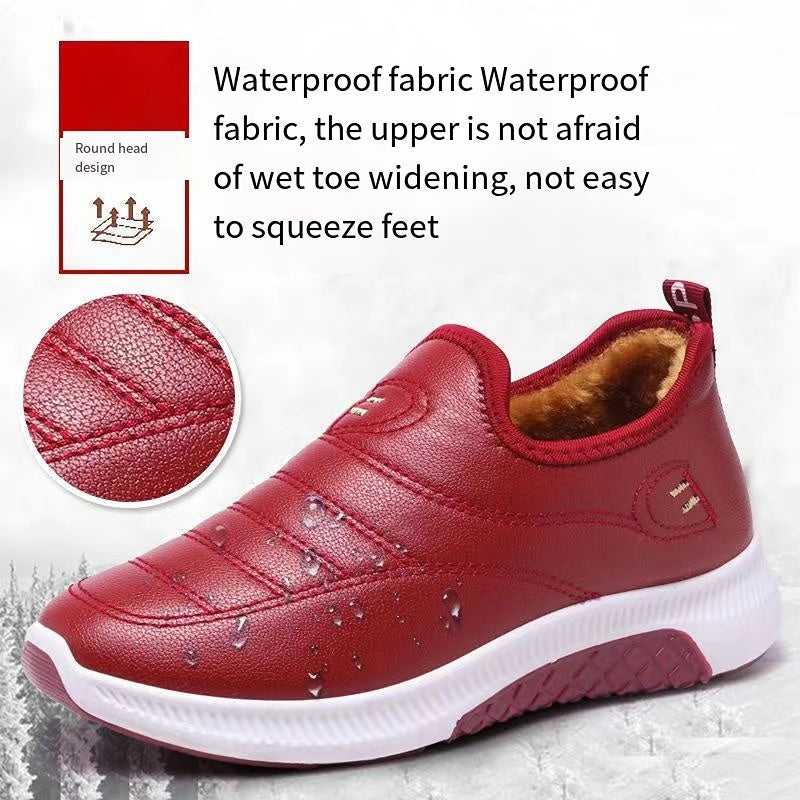 【35-41】 Ciepłe, wodoodporne buty na płaskiej podeszwie