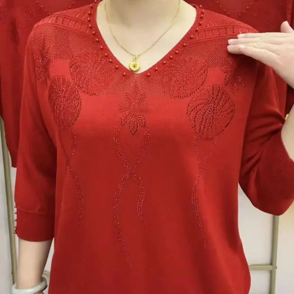 【M-5XL】2024 nowy modny zimowy sweter lodowy jedwab