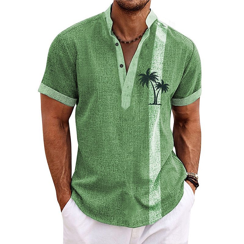 【S-6XL】😎☀️2024 Męska bawełniana koszula w stylu casual, resortowym