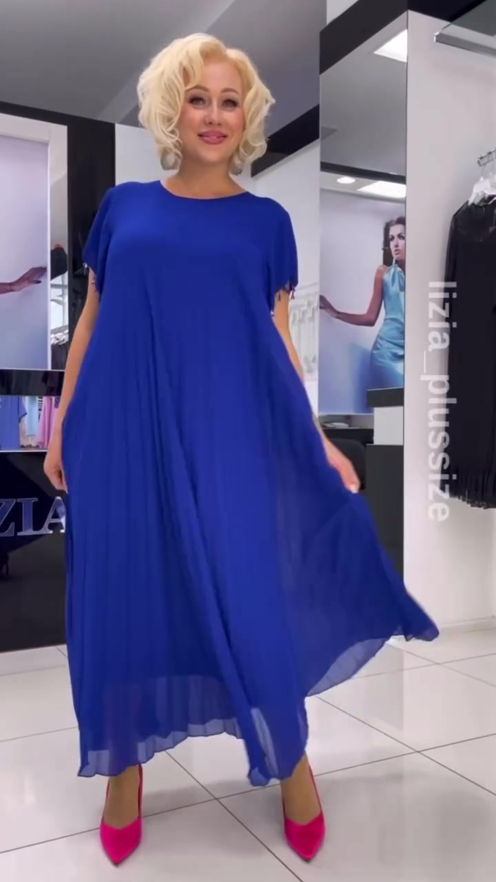 【🔥🏆Najlepiej sprzedające się produkty】 👗【S-5X2024 Nowa, wysokiej jakości elegancka sukienka z szyfonu