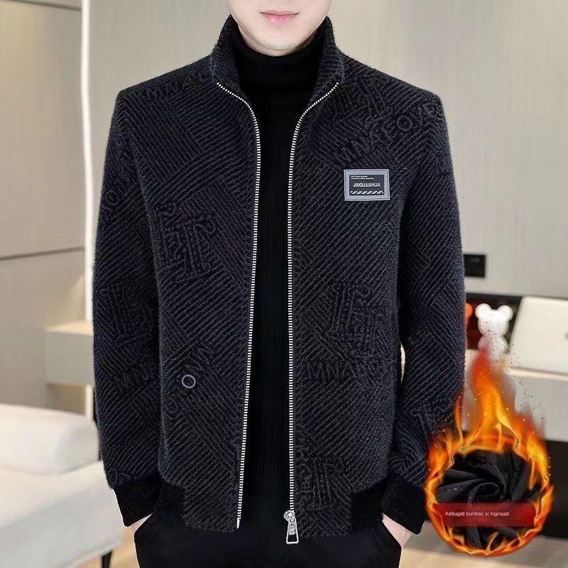 šāćM-4XLć2025 jesienno-zimowa nowa, wysokiej jakoÅci mÄska, pogrubiona ciepÅa kurtka