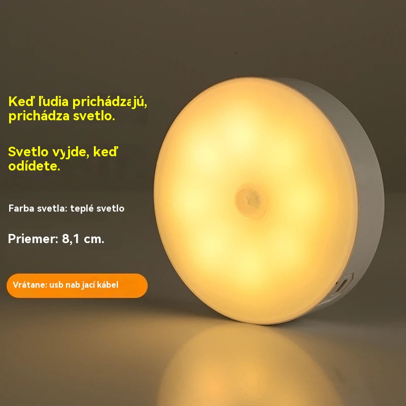 【Kúpte 3, dostanete 3 zadarmo - 1 sada 6 kusov】🏡💡Inteligentné LED svetlo so snímaním ľudského tela, ľahko sa nabíja a je praktické