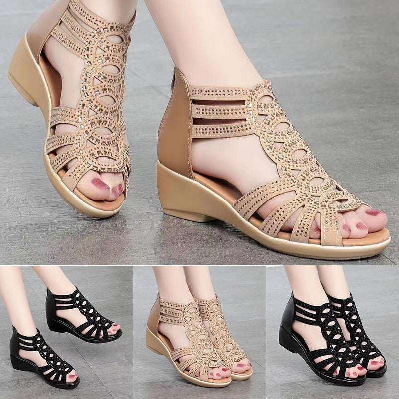 🔥【35-40】👡2024 Nowe sandały damskie zwykły kolor zwykła moda