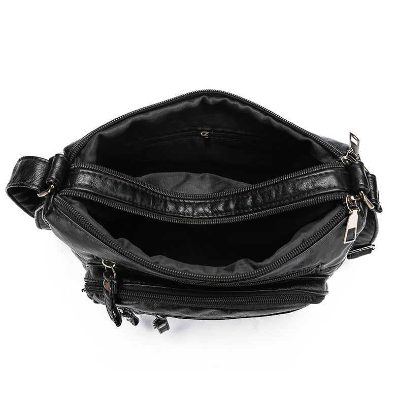 👜2024 nowa duża skórzana torba na ramię/torebka crossbody z miękkiej skóry