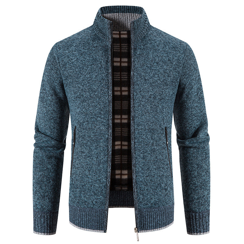 ❄️⛄️【M-3XL】Męski, swobodny, polarowy sweter rozpinany