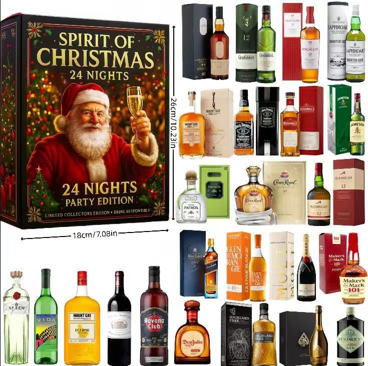 🔥【Kup 1 i otrzymaj 1 za darmo】 Kalendarz adwentowy z whisky na rok 2025.