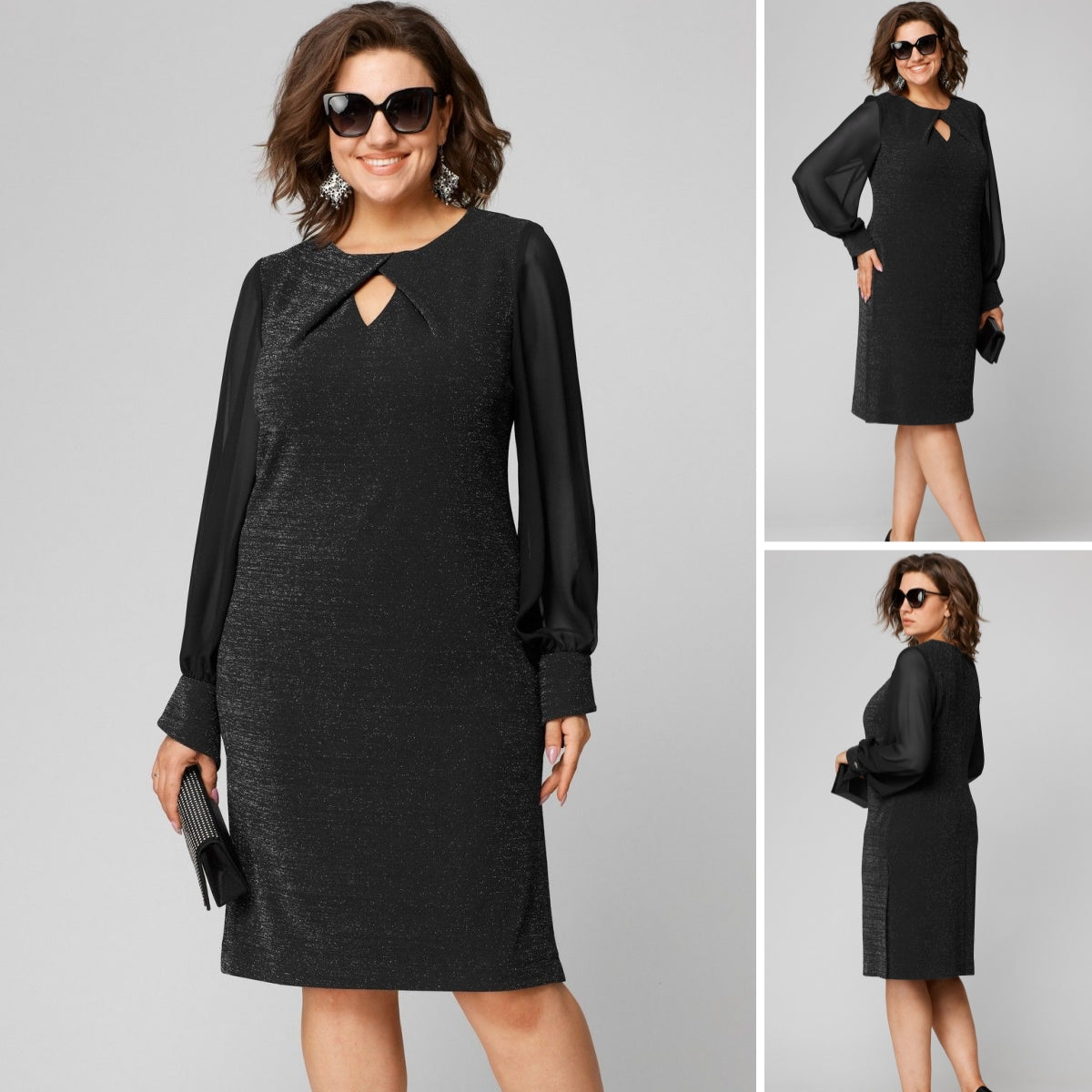 💖💖【S-5XL】🍁🍂Wysokiej jakości elegancka sukienka na jesień i zimę w nowym stylu