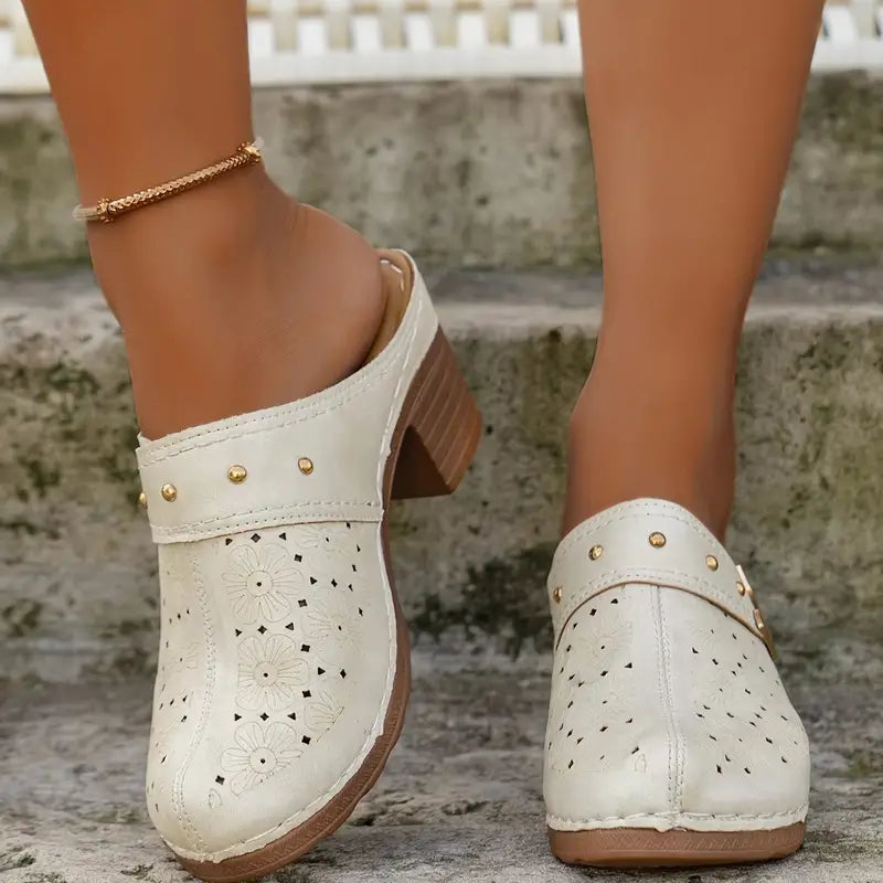 🌈🌴【36-43】 Jednokolorowe, codzienne sandały damskie