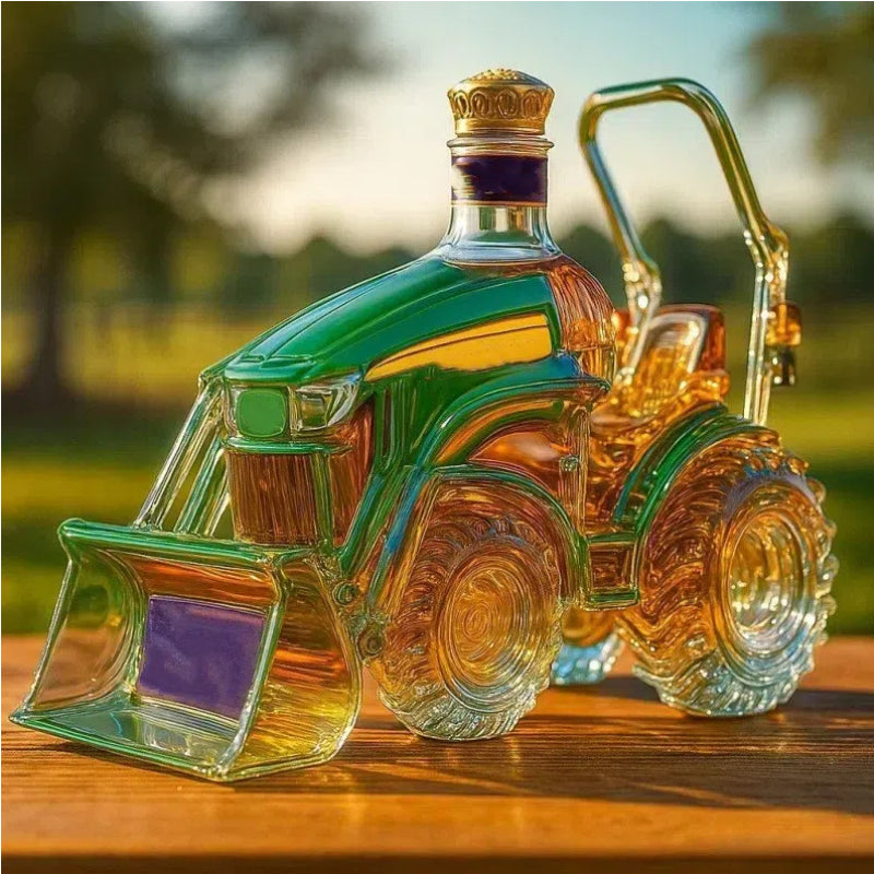 【Neskorý letný výpredaj】🥂 Zábavná fľaša whisky v tvare traktora