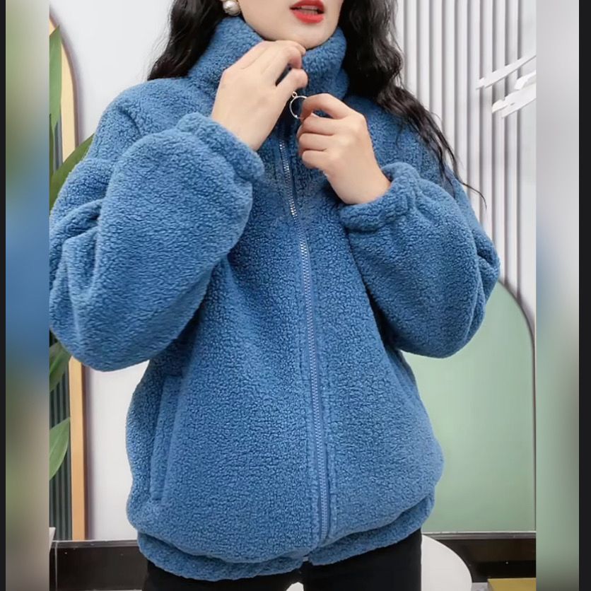 ❄️⛄️【M-4XL】Kurtka zimowa polarowa, kurtka bawełniana, kurtka z pogrubionej bawełnianej owczej wełny, kurtka ciepła