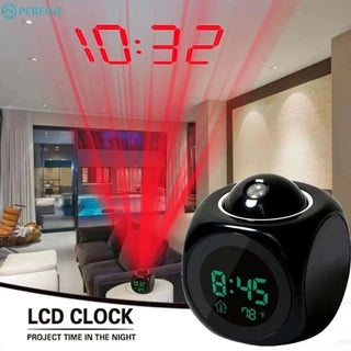 【Kup 1 i odbierz 1 gratis】⏰ Projektorowy zegar wielofunkcyjny — godzina, alarm, temperatura i pogoda na ścianie lub suficie