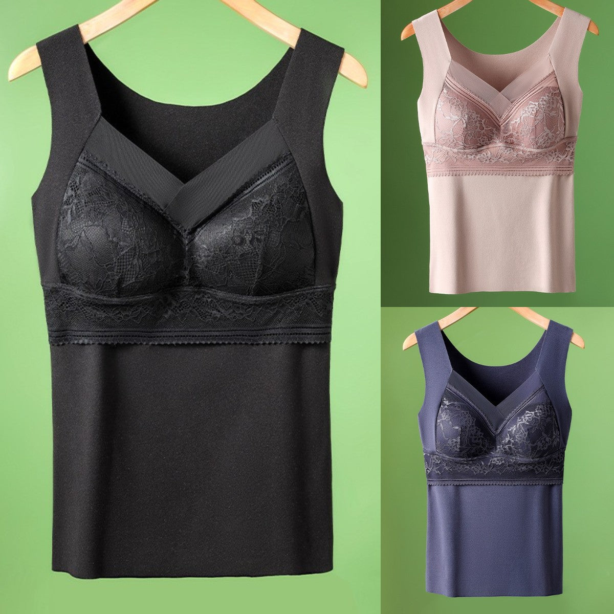 š„ć3 piezasćā¤ļøć40-100 kgćRopa interior de encaje de terciopelo de ganso de otoƱo e invierno, espalda hermosa, accesorios para fruncir el pecho, prevención de la flacidez del pechoā
ćRecomendación del mĆ©dicoć