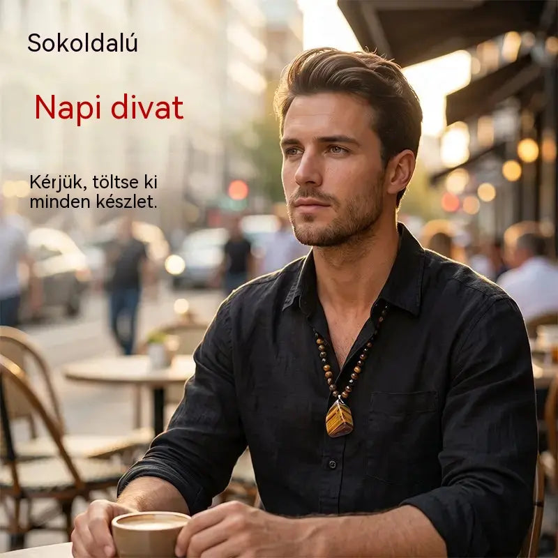 đŻđ„ KorlĂĄtozott ideig Ă©rvĂ©nyes ajĂĄnlat: 52% kedvezmĂ©ny! FĂ©rfi nyaklĂĄnc termĂ©szetes tigrisszem gyöngyökkel: KĂ©zzel szĆtt zsinĂłr, csiszolt Ă©s sima gyöngyök, amelyek kiemelik egyedi stĂlusodat âš