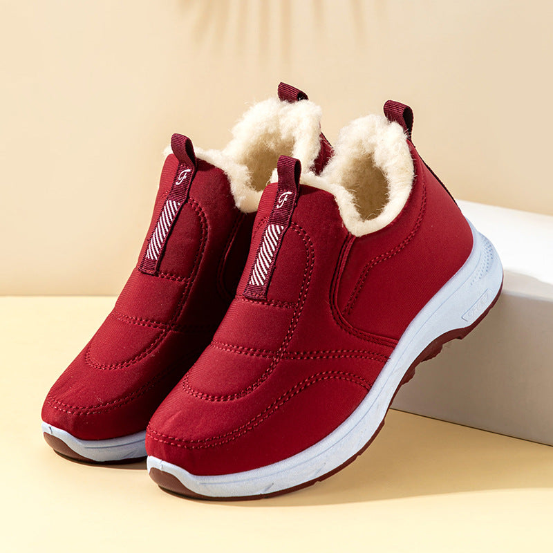 😀🎉 【Kup jeden, drugi dostaniesz gratis】🔥Gruby aksamit🔥【35-41】Ciepłe, bawełniane, wodoodporne buty zimowe dla kobiet