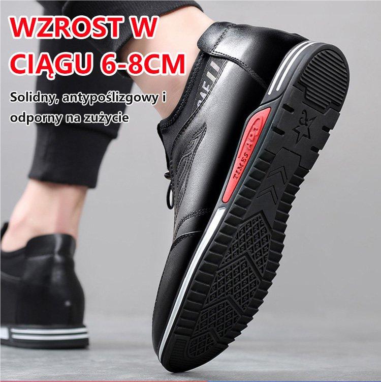 2024 męskie buty na co dzień zwiększające wzrost