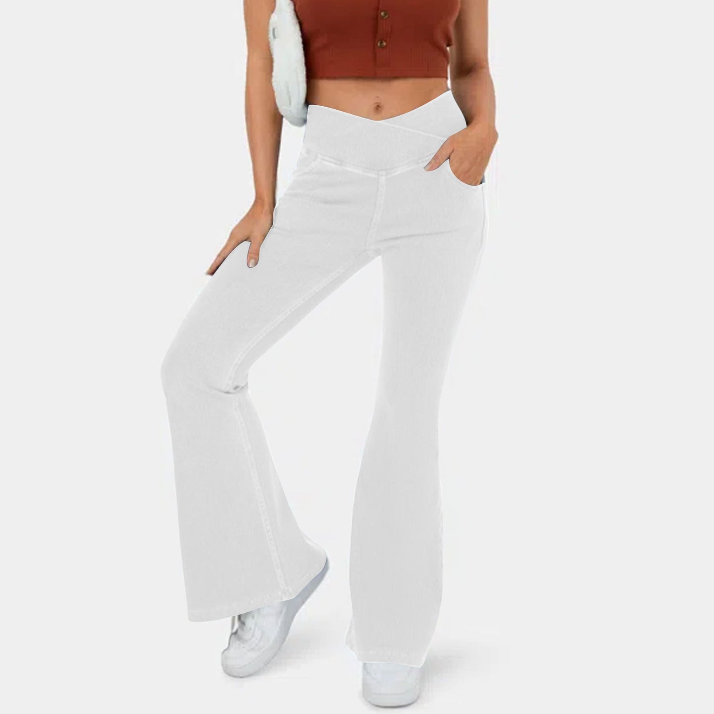 ✨👖【XS-4XL】Női, magas derekú elasztikus farmernadrág