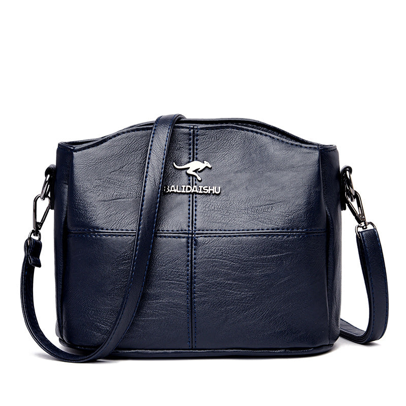 🔥👜👜Nowa, ręcznie robiona torebka na ramię z prawdziwej skóry w stylu vintage