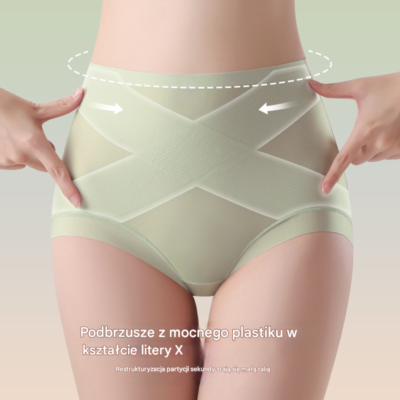 🔥🩲 (5 szt.) Ostatni dzień - 50% zniżki - 🩲 Antybakteryjne majtki wyszczuplające z wysokim stanem
