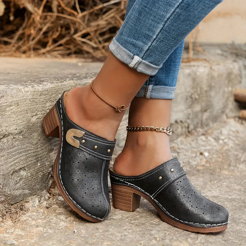 🌈🌴【36-43】 Jednokolorowe, codzienne sandały damskie