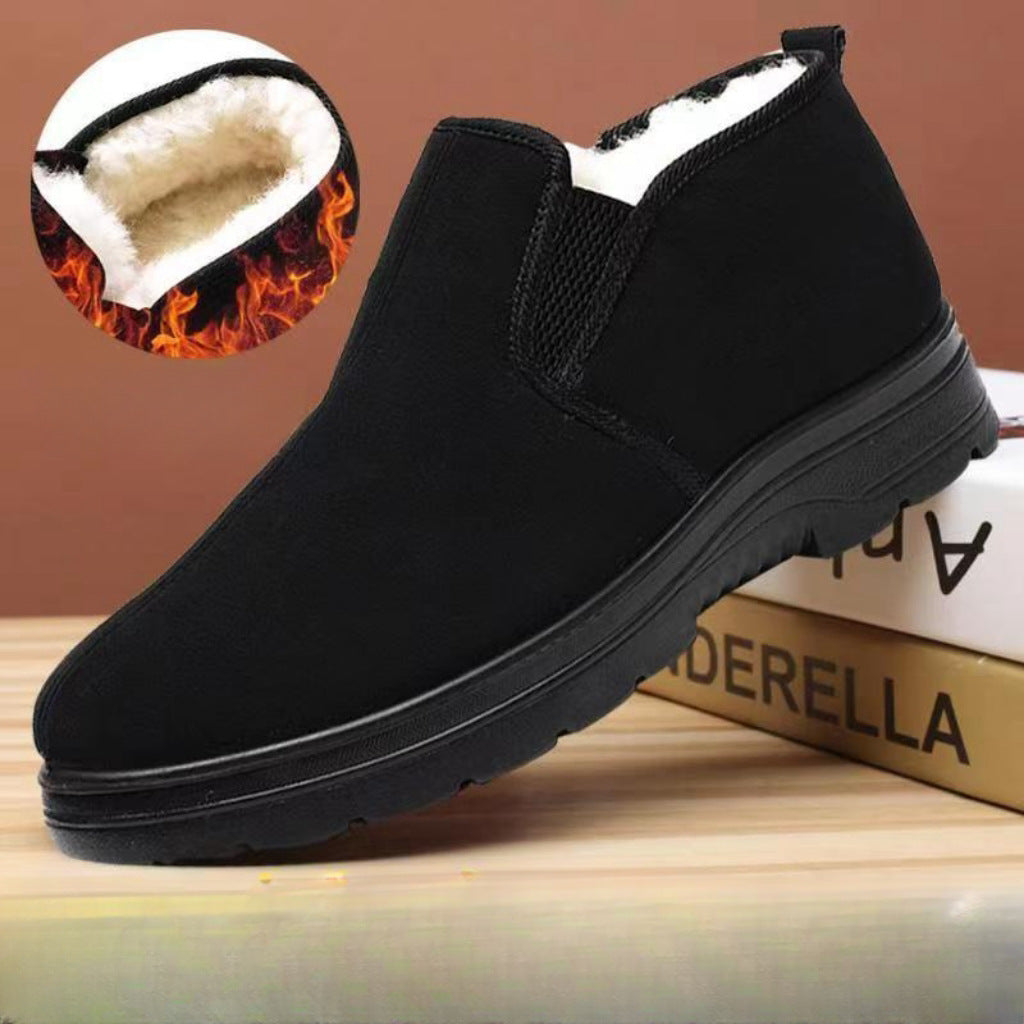 🔥【39-44】👟2025 jesienne i zimowe buty śniegowe dla osób w średnim i starszym wieku, pogrubione i aksamitne, ciepłe
