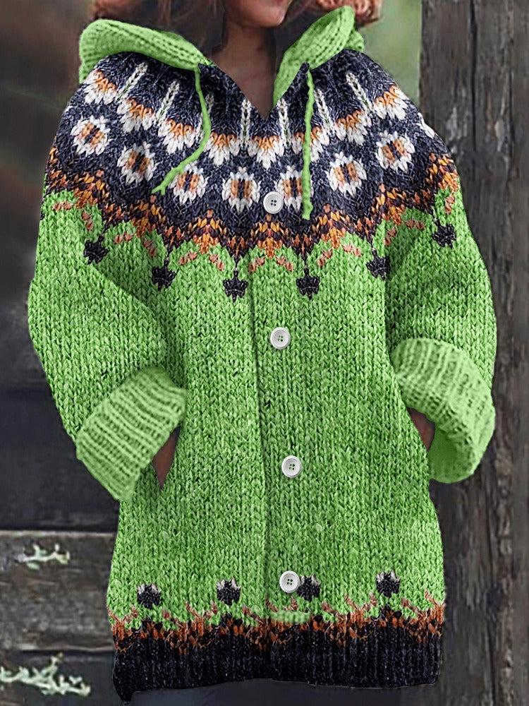 🥰Nowa, komfortowa, retro sweter rozpinany