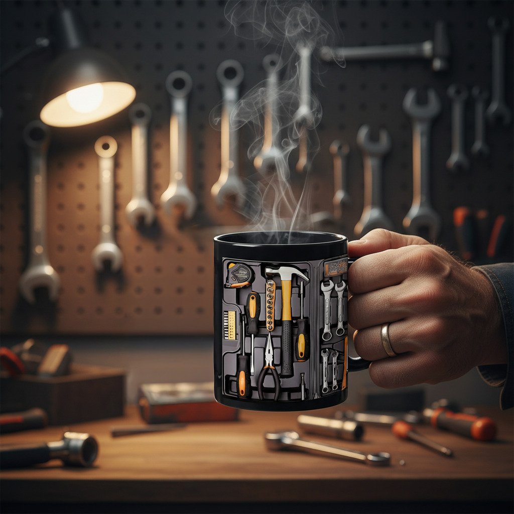 🔥【Kup 1 dostań 1 za darmo】☕Końcowa mechaniczna zestaw narzędzi Kubek