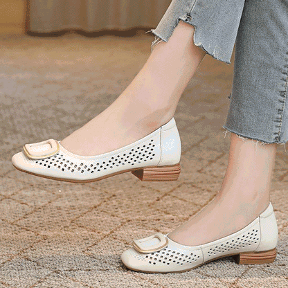 🥿【35-40】2026 Jaro Léto Soft Bottom Ležérní Dámské Boty Shallow Mouth