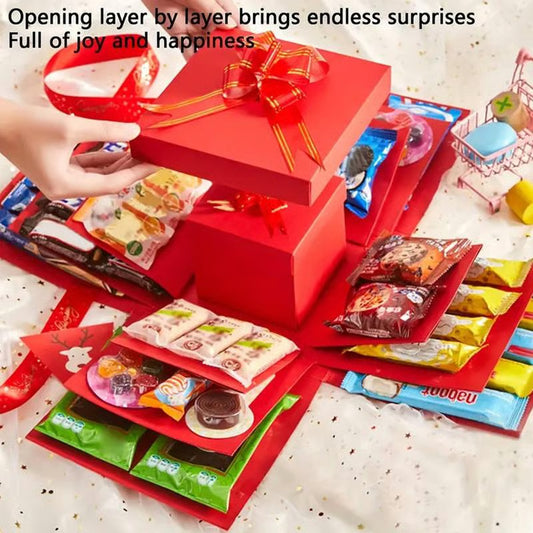 【Compra 1 y llévate 1 gratis】¡Más de 50 mil vendidos! 🎁✨Kit de caja de regalo con sorpresa explosiva