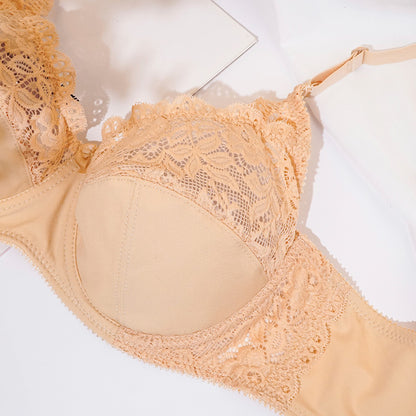 🔥50% de descuento🥰【Compra 1 y llévate 1 gratis】Sujetador moldeador de encaje para mujer de talla grande con entretelas y aros