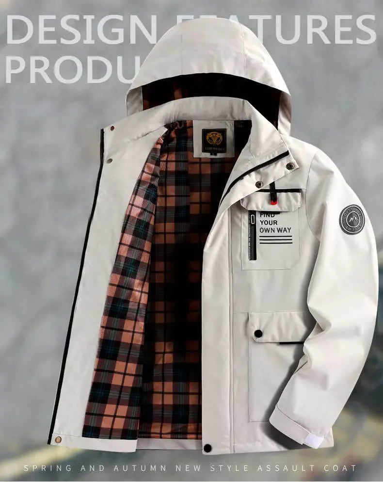 🔥50% zniżki dzisiaj🔥【M-6XL】2026 Nowa męska, gruba, ciepła, wiatroszczelna i wodoodporna kurtka