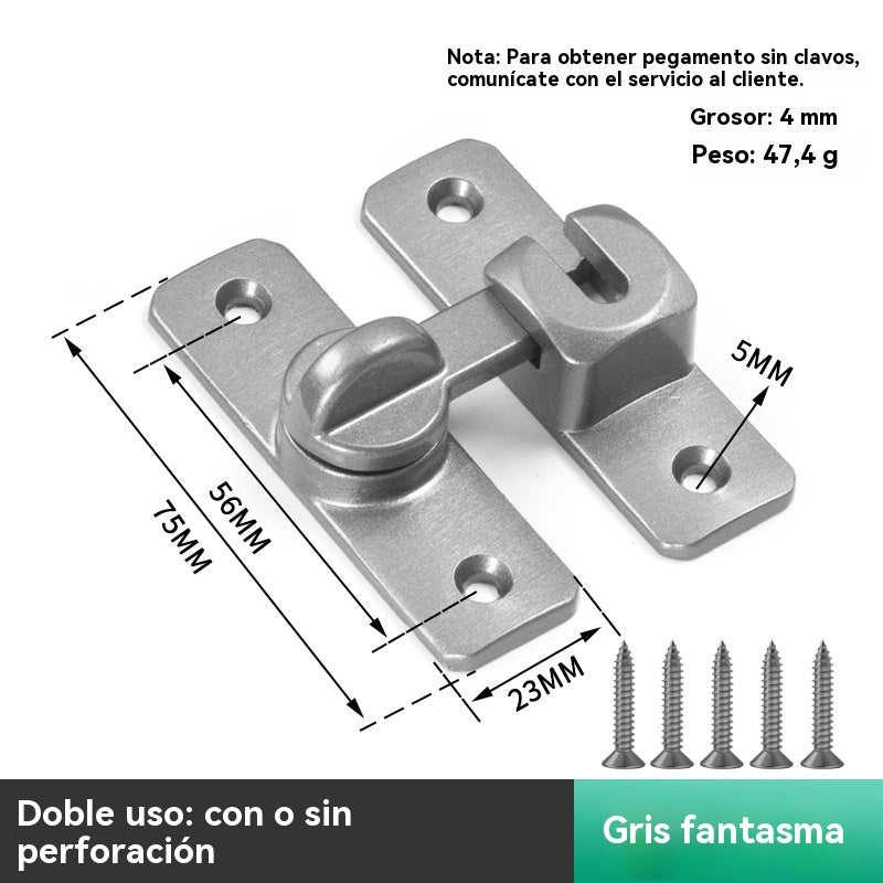 🔐🔑  49% de descuento 🔥💥【Compre 1 y obtenga 1 gratis】pestillo de puerta de aleación de aluminio