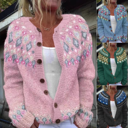 🥰【S-5XL】Nový pohodlný retro vlnený kardigan