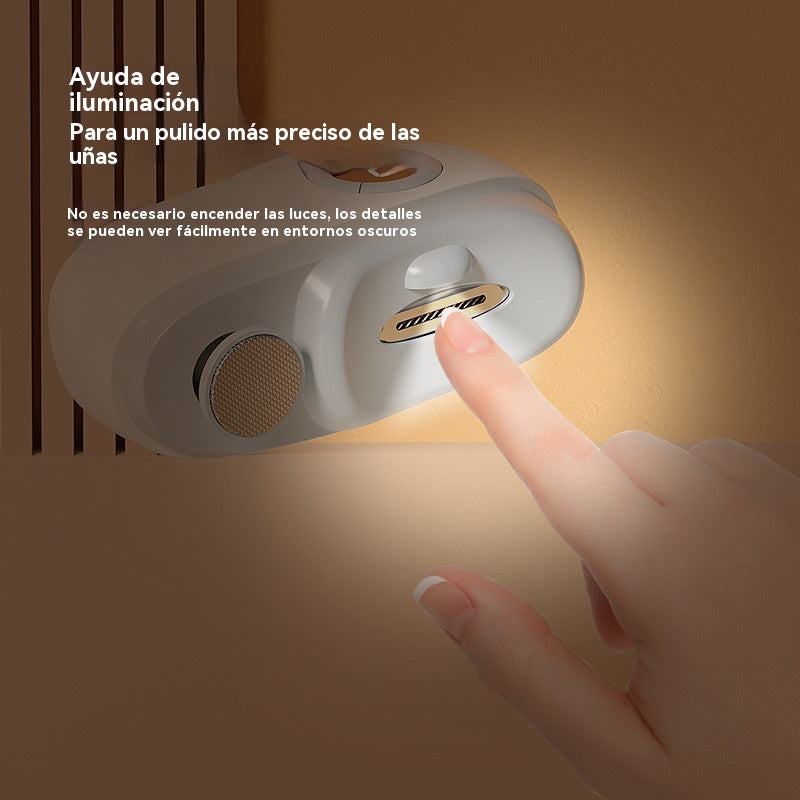 ✂️💅🔥¡Compra 1 y llévate otro gratis!🔥 Lima de uñas eléctrica multifuncional, cortauñas eléctrico con protección antipellizcos